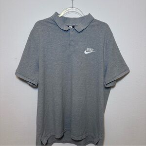 Grey Nike Cotton Polo Men’s XXL